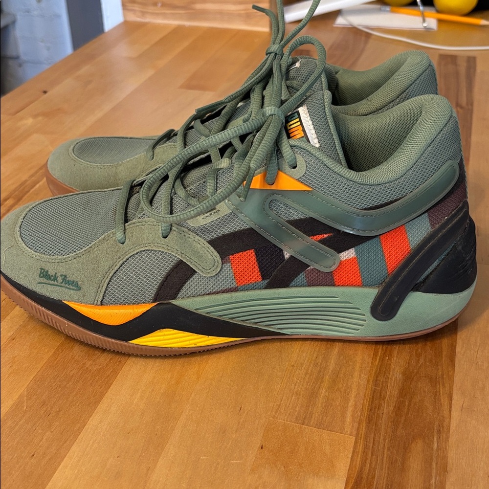 Puma Black Fives basketball shoes 10